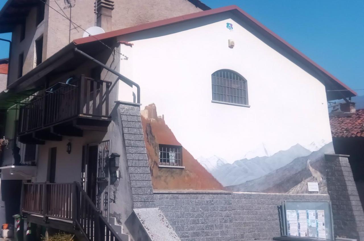 카프리에 Casa Del Rustico, Indipendente Vista Sacra Con Dipinto 빌라 외부 사진