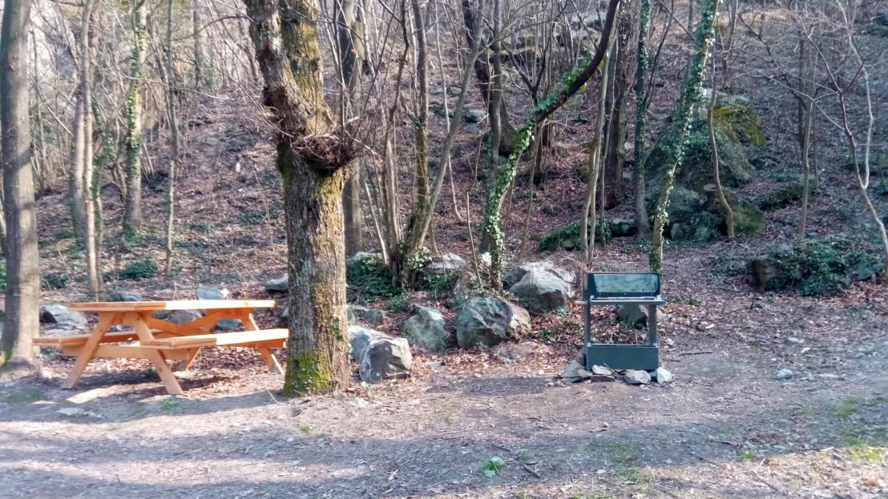 카프리에 Casa Del Rustico, Indipendente Vista Sacra Con Dipinto 빌라 외부 사진